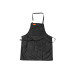  Traeger | BBQ Schort Zwart | Waxed Canvas en Leer 502920-01